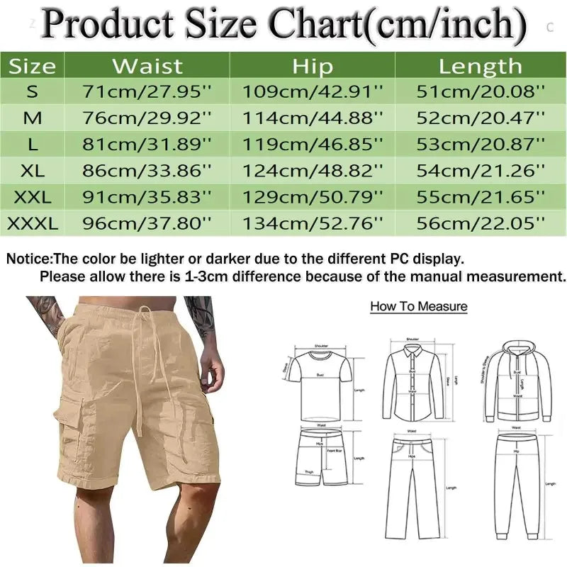SunChill Men's Cargo Shorts - P's One-Stop Shop 