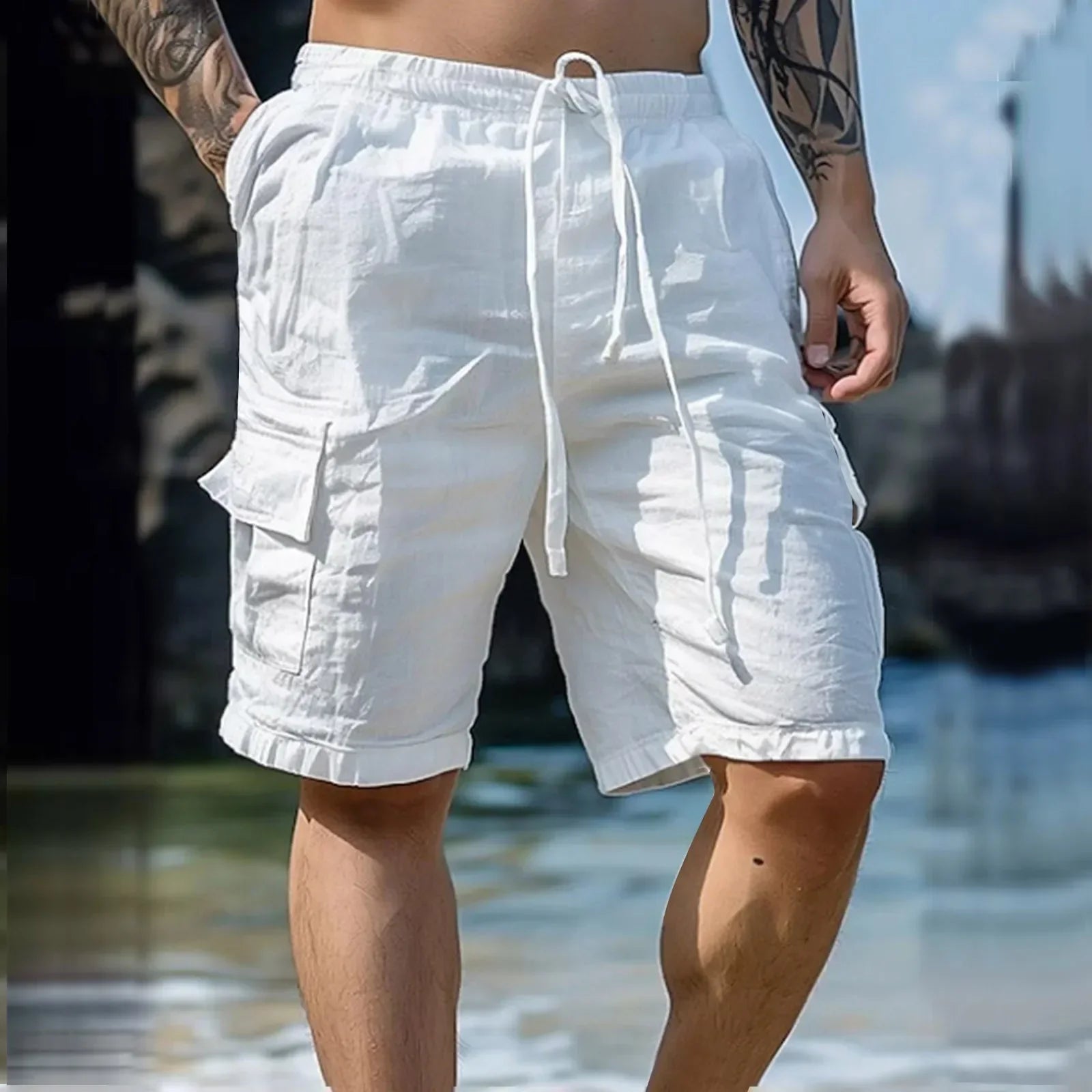 SunChill Men's Cargo Shorts - P's One-Stop Shop 