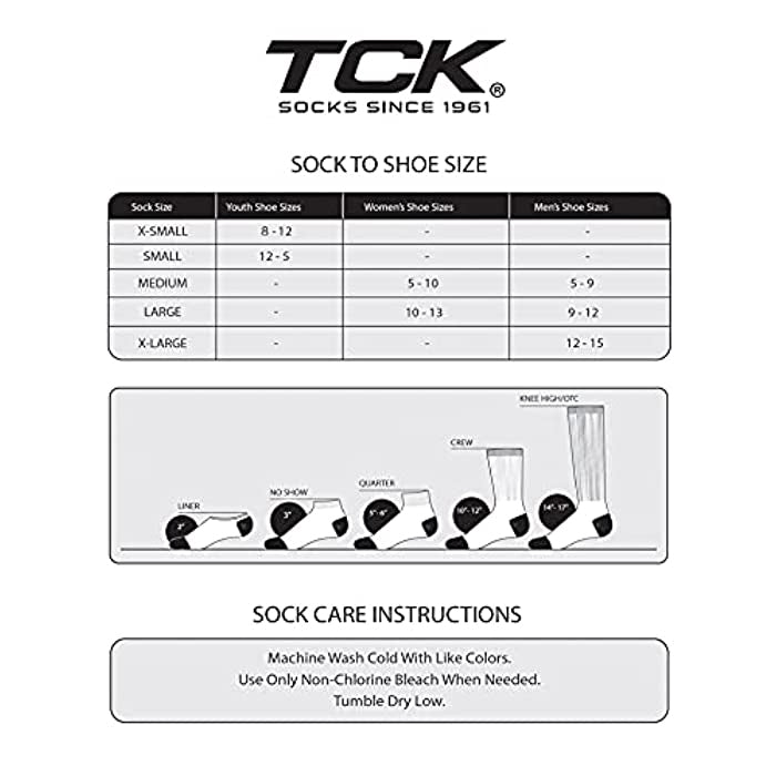 TCK Prosport Performance Tube Socks – Premium Comfort & Durability for Athletes - P's One-Stop Shop 