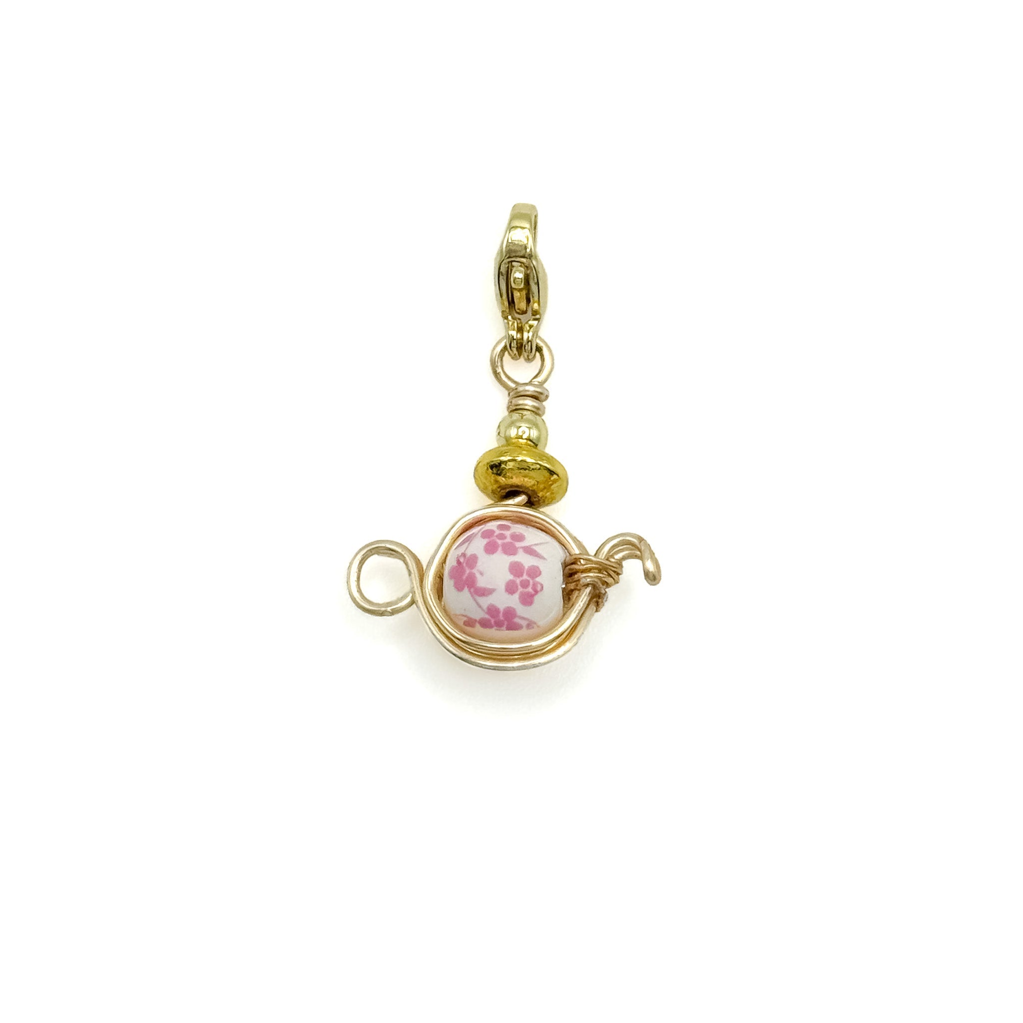 Tea gold charm - P's One-Stop Shop 