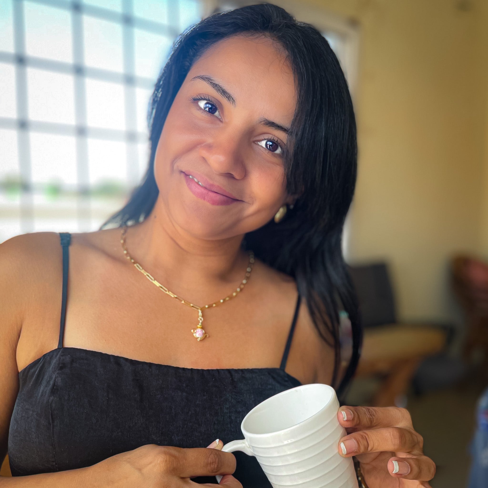 Tea gold charm - P's One-Stop Shop 