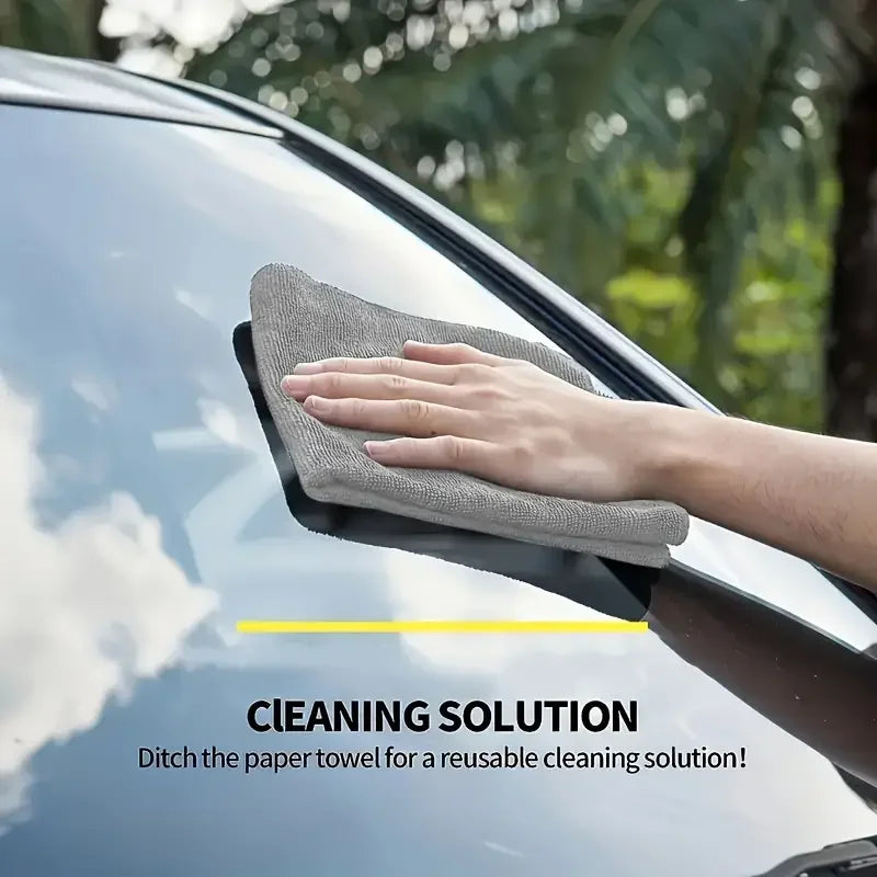 Thicken Microfiber Cleaning Cloths Lint Free Microfiber Cleaning Towel Cloths Reusable Cleaning Towels Absorbent for Car Window - P's One-Stop Shop 