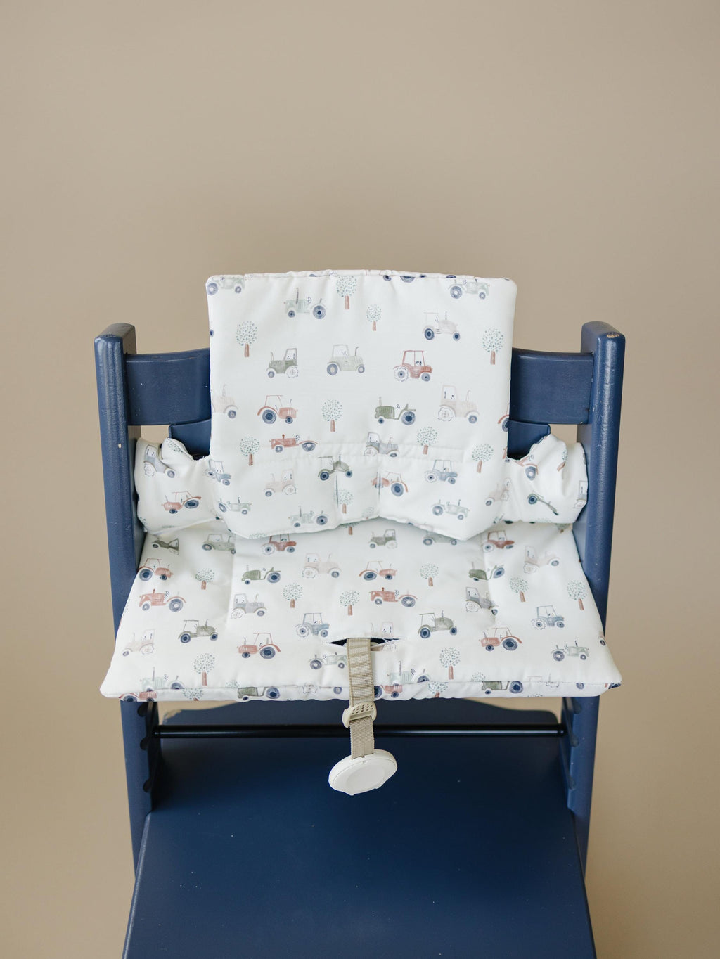 Tiny Tractors Cushion for the Stokke Tripp Trapp Highchair - Wipeable Cover - Baby Highchair Accessories - P's One-Stop Shop 