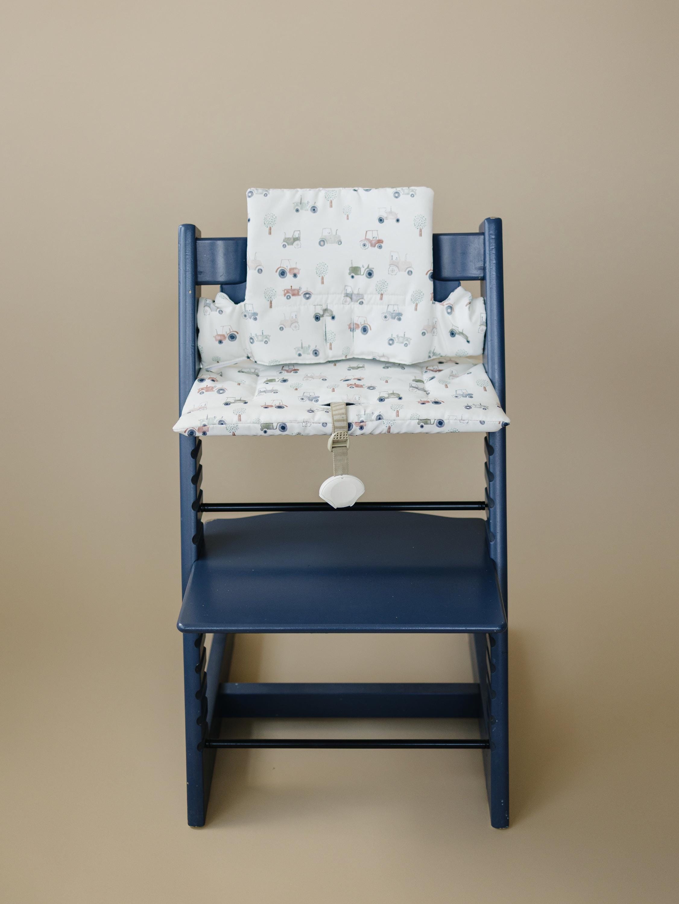 Tiny Tractors Cushion for the Stokke Tripp Trapp Highchair - Wipeable Cover - Baby Highchair Accessories - P's One-Stop Shop 