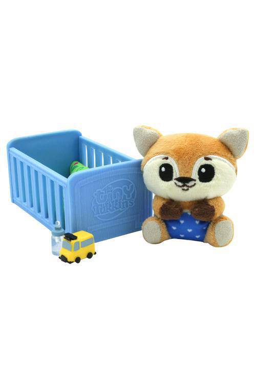 Tiny Tukkins Blind Pack - 6 piece set with Crib, Accessories and a mystery Plush - P's One-Stop Shop 