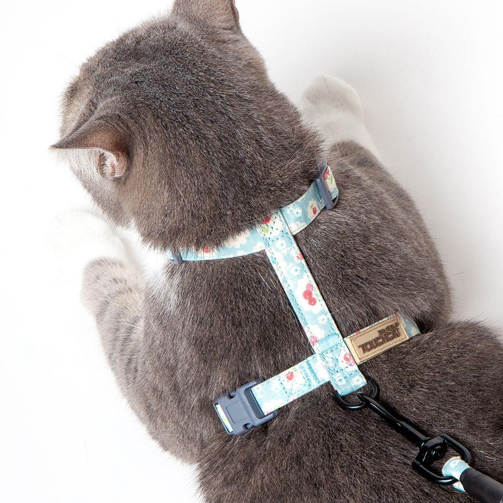 Touchcat 'Radi-Claw' Durable Cable Cat Harness and Leash Combo - P's One-Stop Shop 