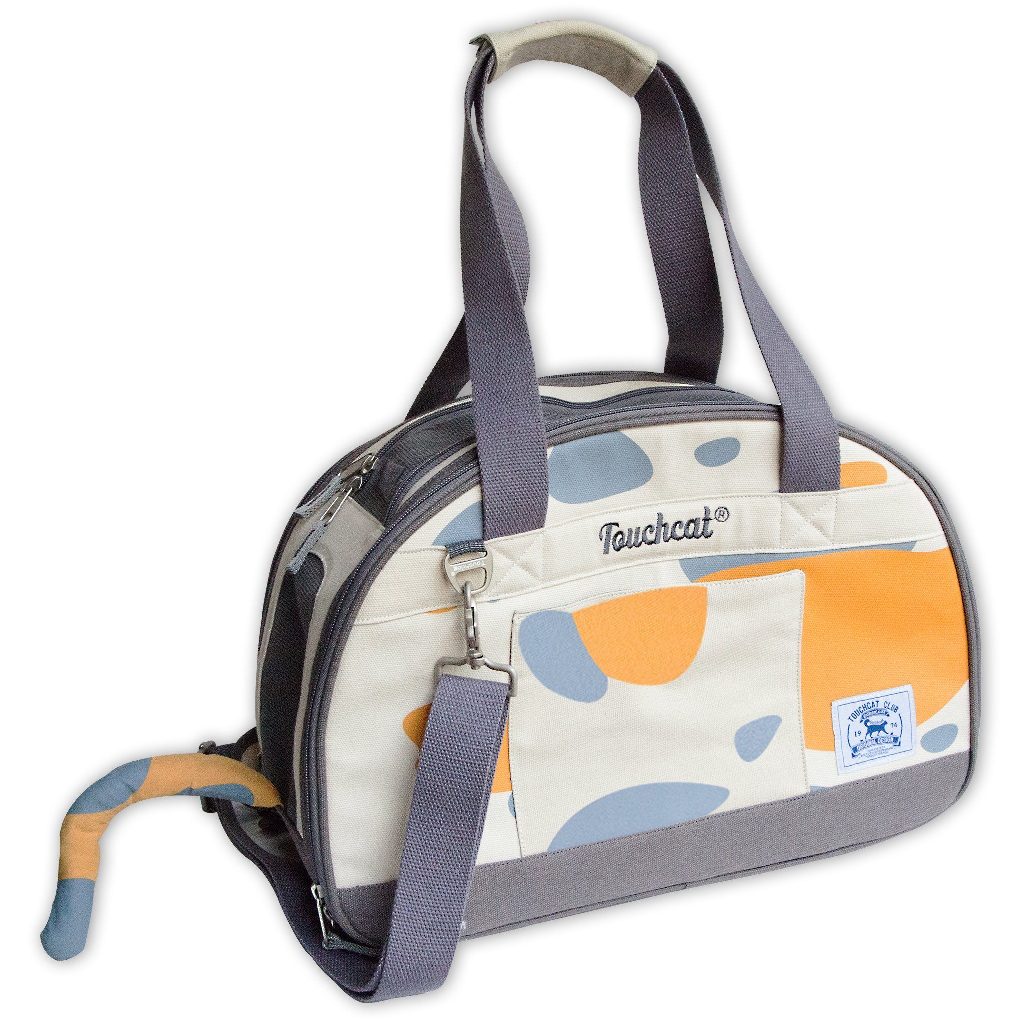 Touchcat 'Tote-Tails' Designer Airline Approved Collapsible Cat Carrier - P's One-Stop Shop 