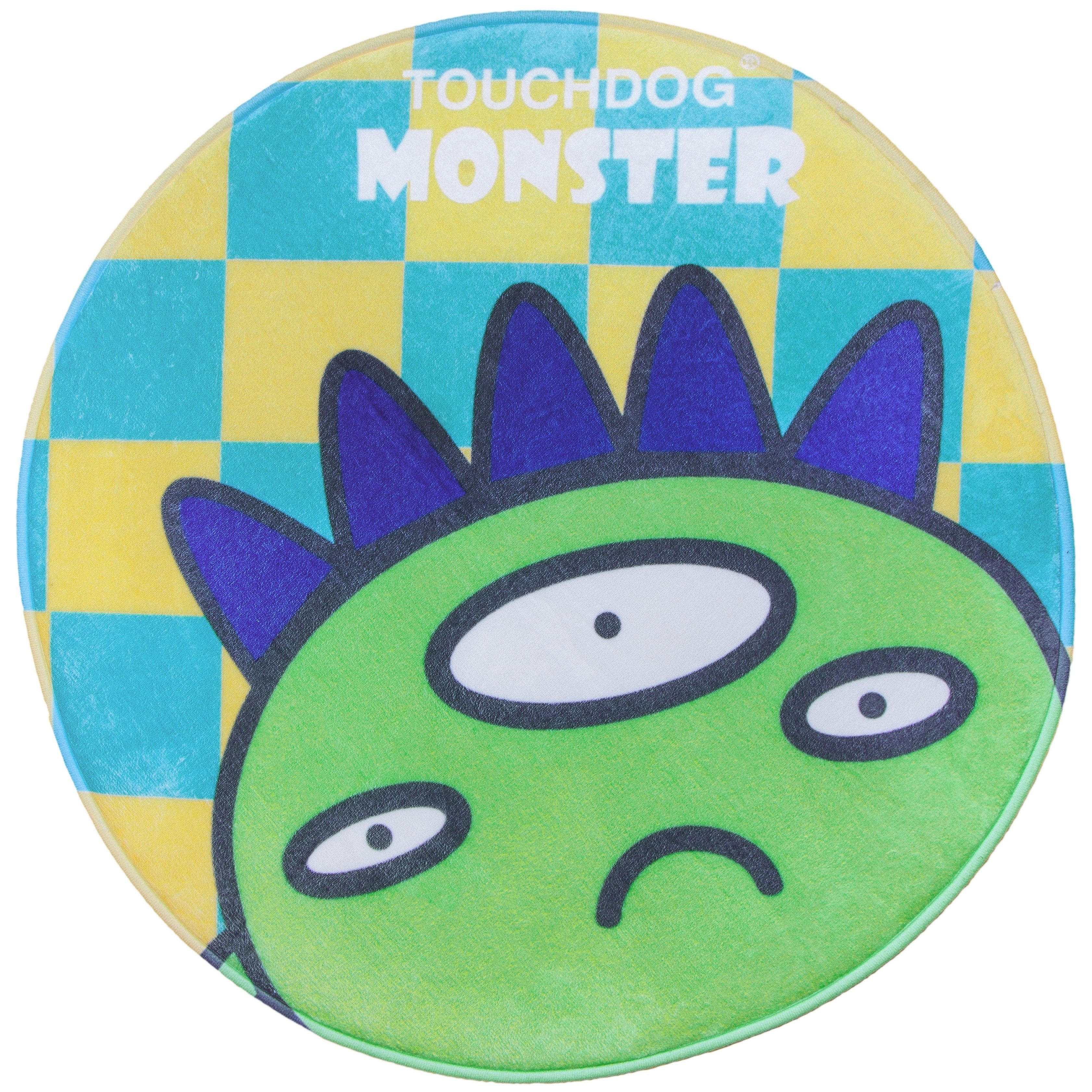 Touchdog Cartoon Alien Monster Rounded Cat and Dog Mat - P's One-Stop Shop 