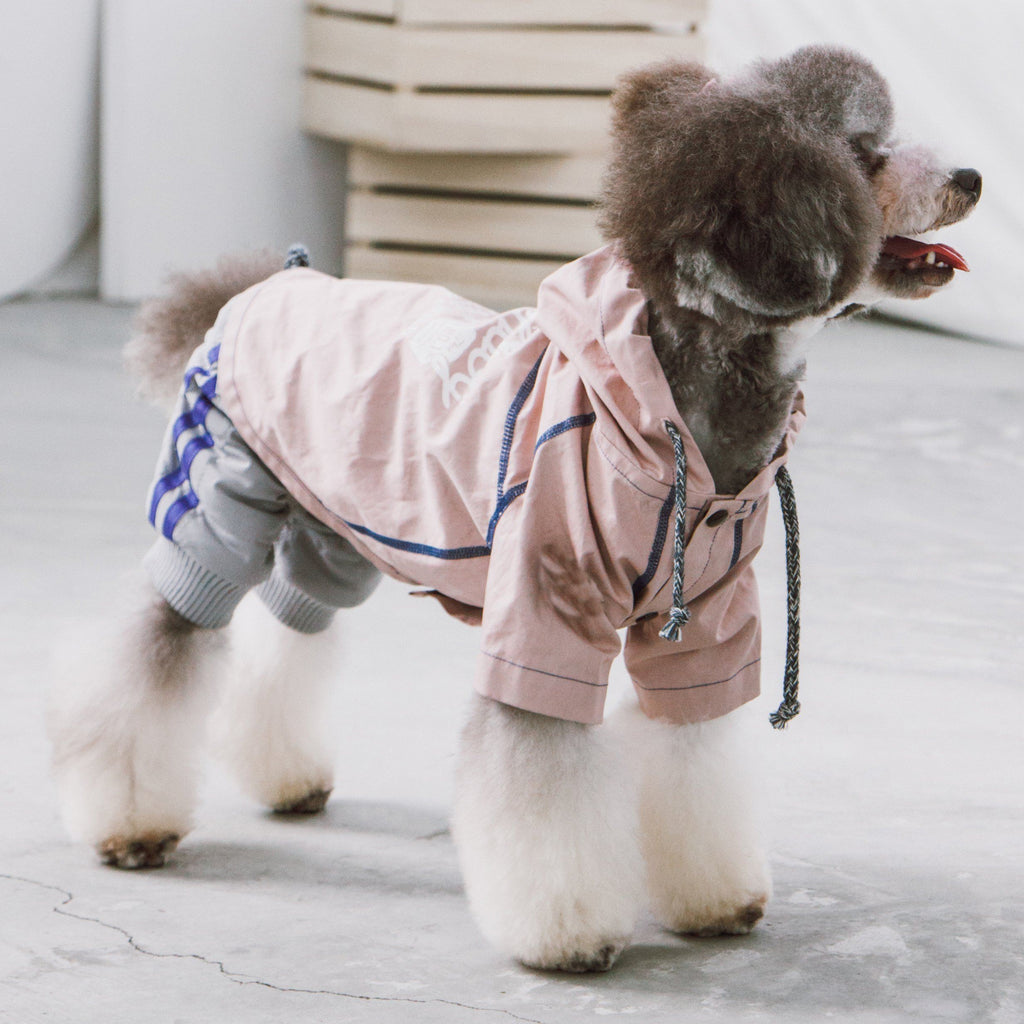 Touchdog 'Cloudburst' Reversible Fashion Waterproof Dog Raincoat - P's One-Stop Shop 