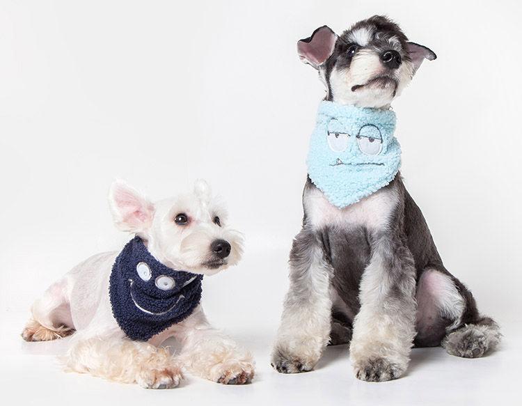 Touchdog ®'Dizzy-Eyed Cyclops' Cotton Hook-and-Loop Dog Bandana and Scarf - P's One-Stop Shop 