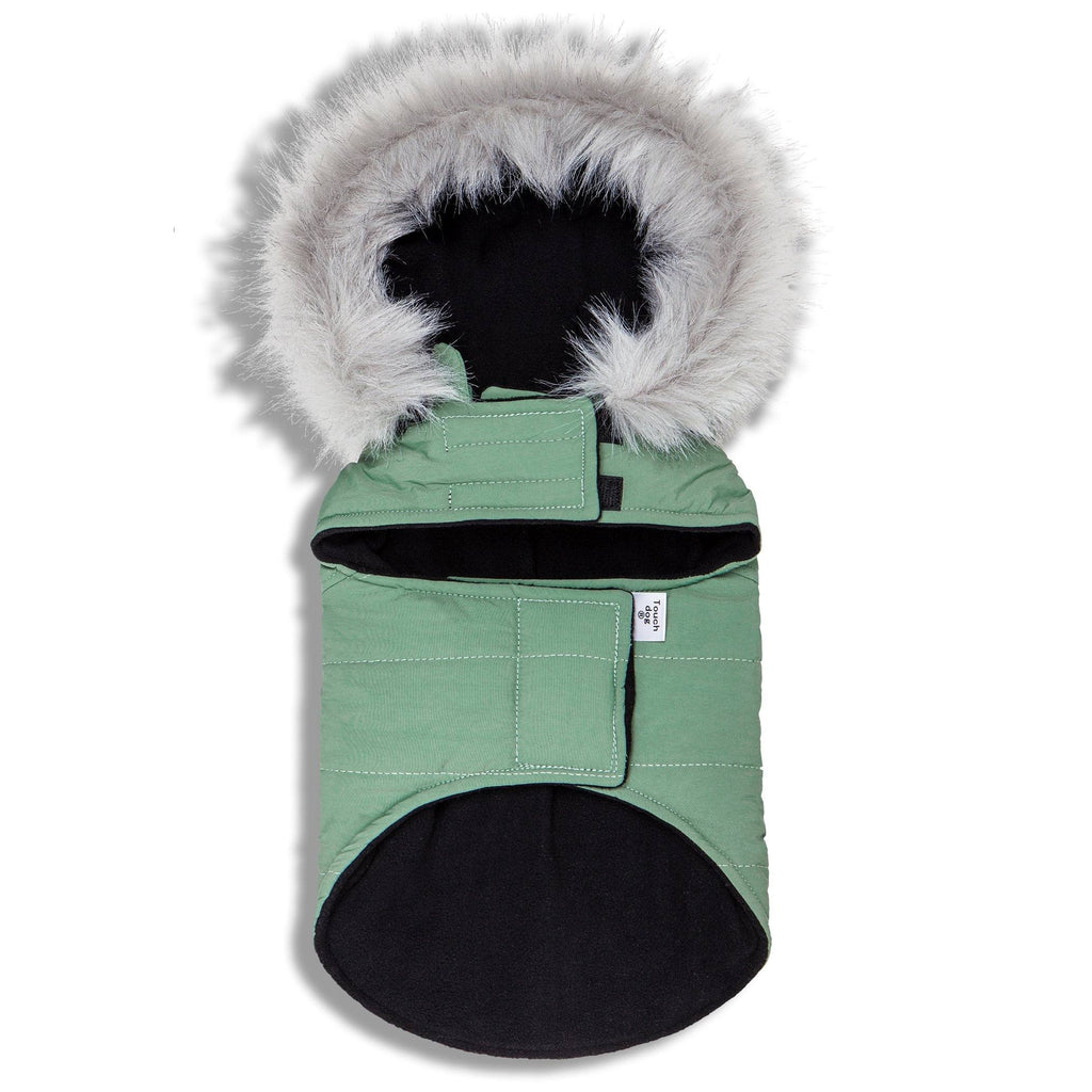 Touchdog 'Eskimo-Swag' Duck-Down Insulated Winter Dog Coat Parka - P's One-Stop Shop 