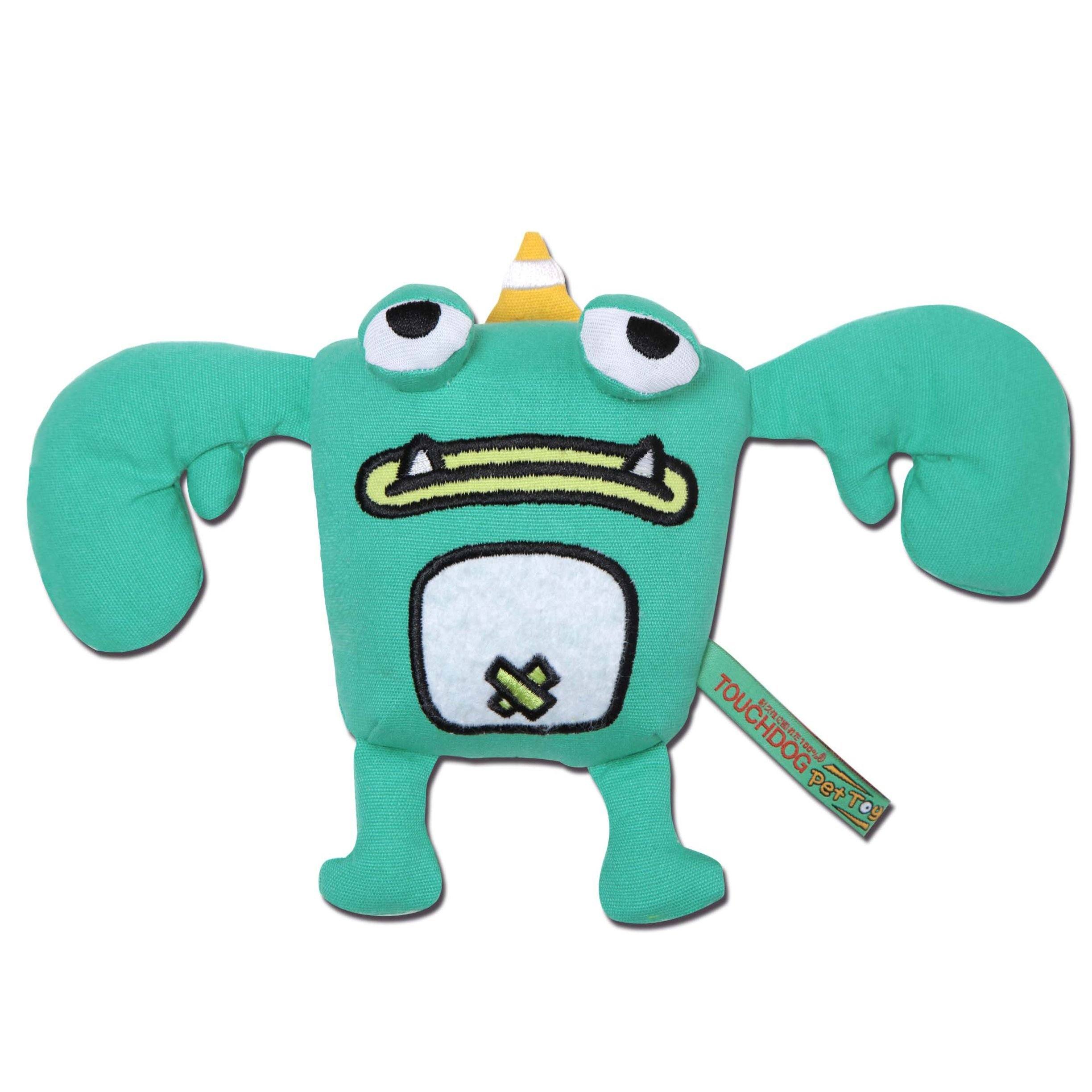 Touchdog Goofy Monster Plush Chew Toy for Dogs - P's One-Stop Shop 