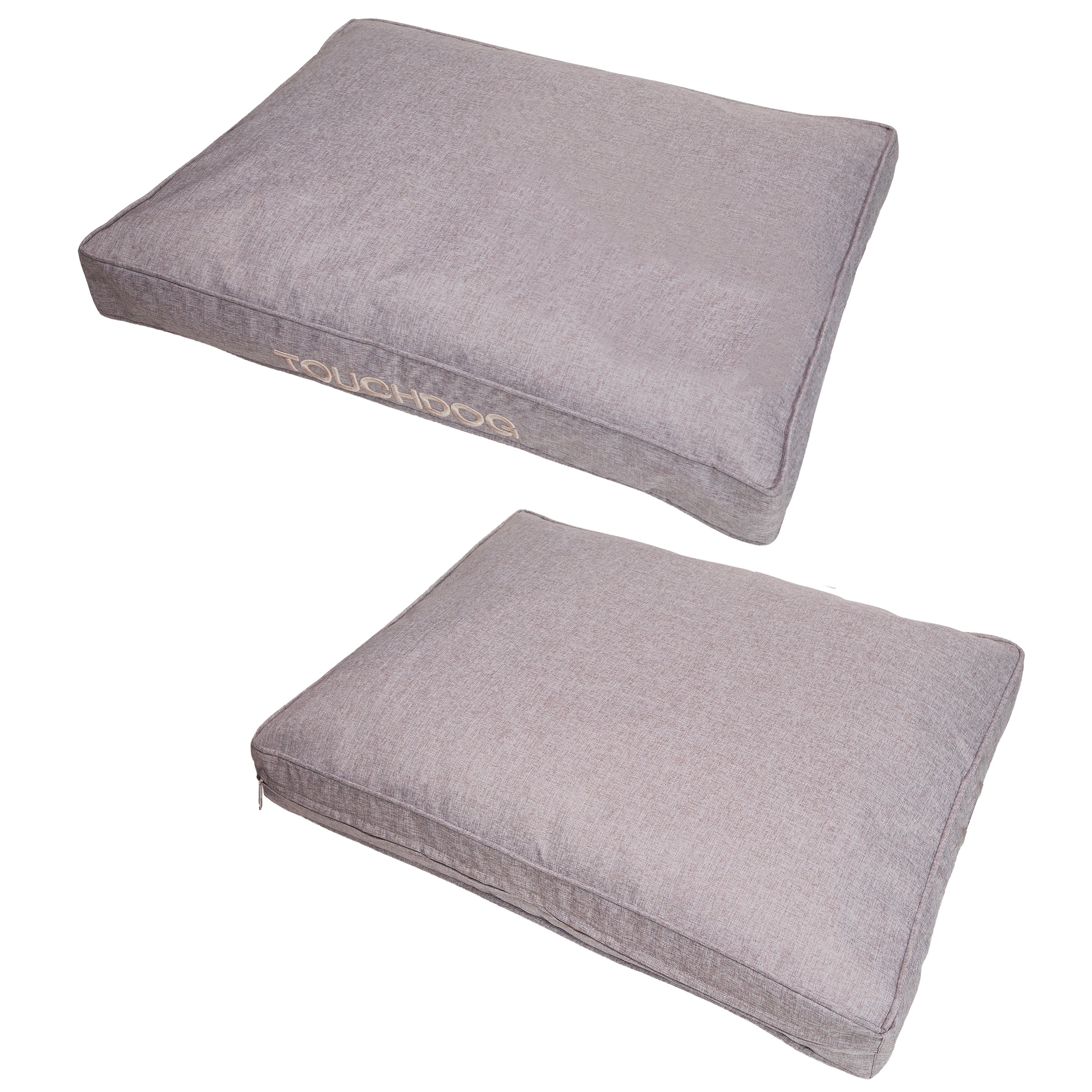 Touchdog 'Hushky' Water-Resistant Premium Raised Rectangular Dog Mat - P's One-Stop Shop 