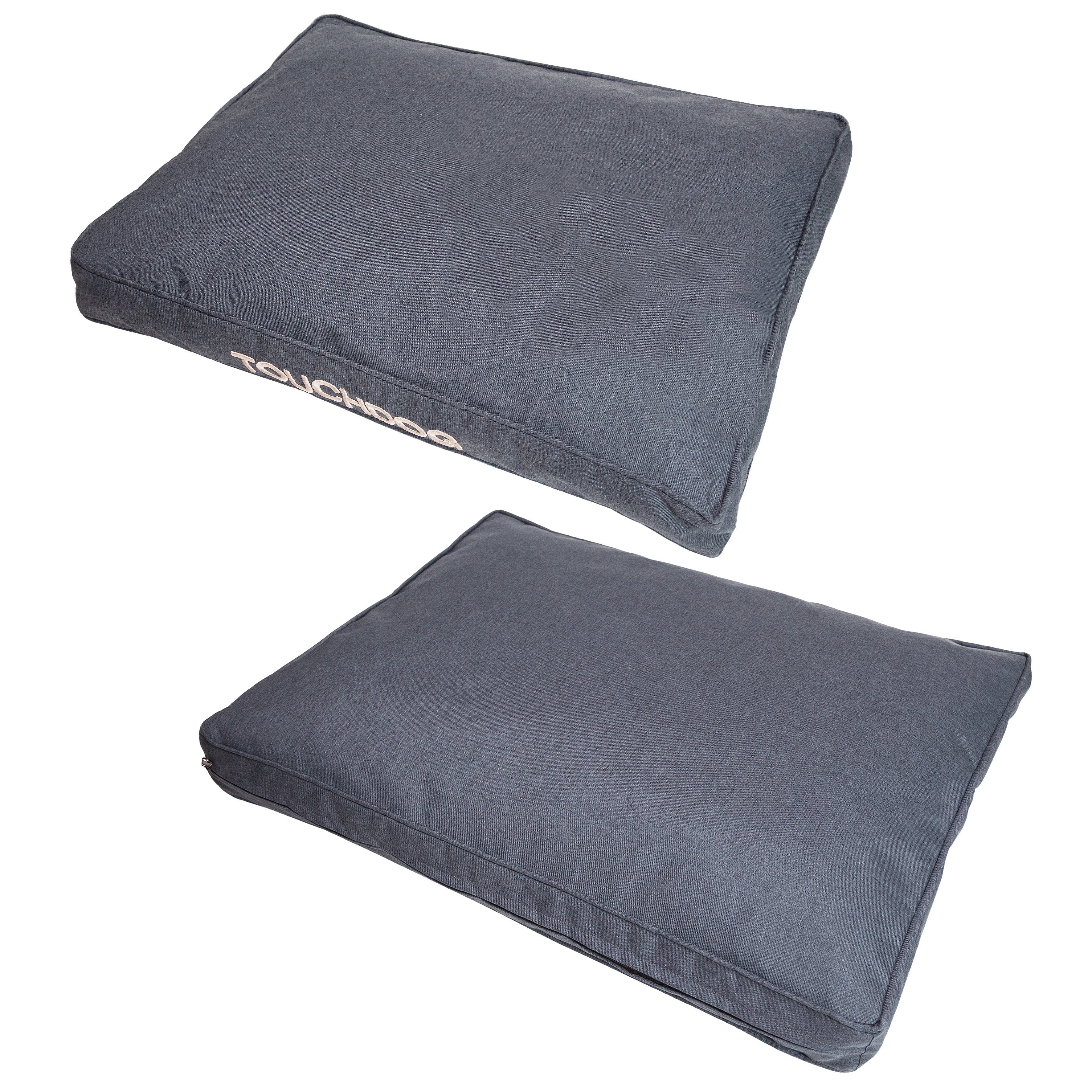 Touchdog 'Hushky' Water-Resistant Premium Raised Rectangular Dog Mat - P's One-Stop Shop 