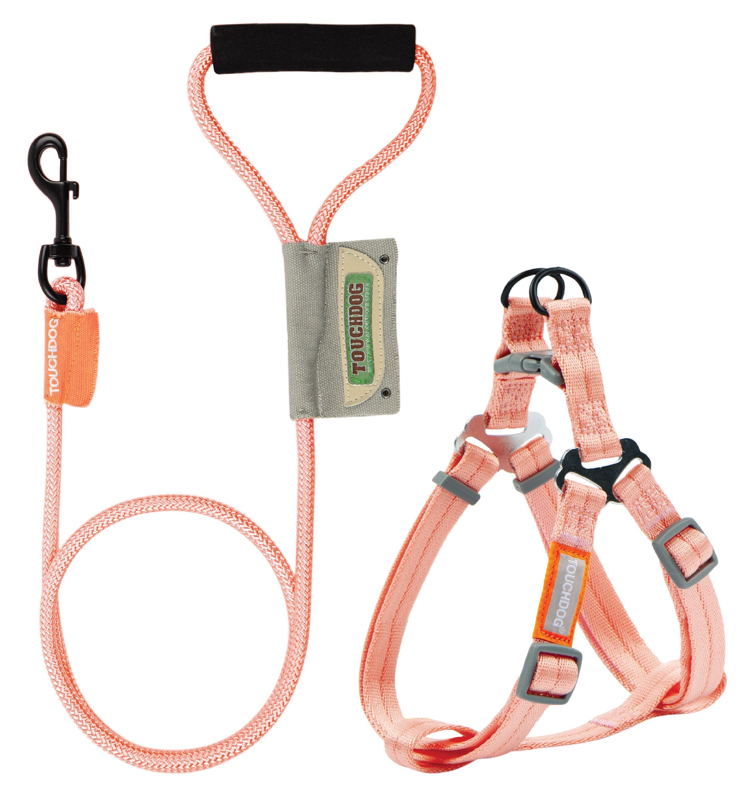 Touchdog ® 'Macaron' 2-in-1 Durable Nylon Dog Harness and Leash - P's One-Stop Shop 
