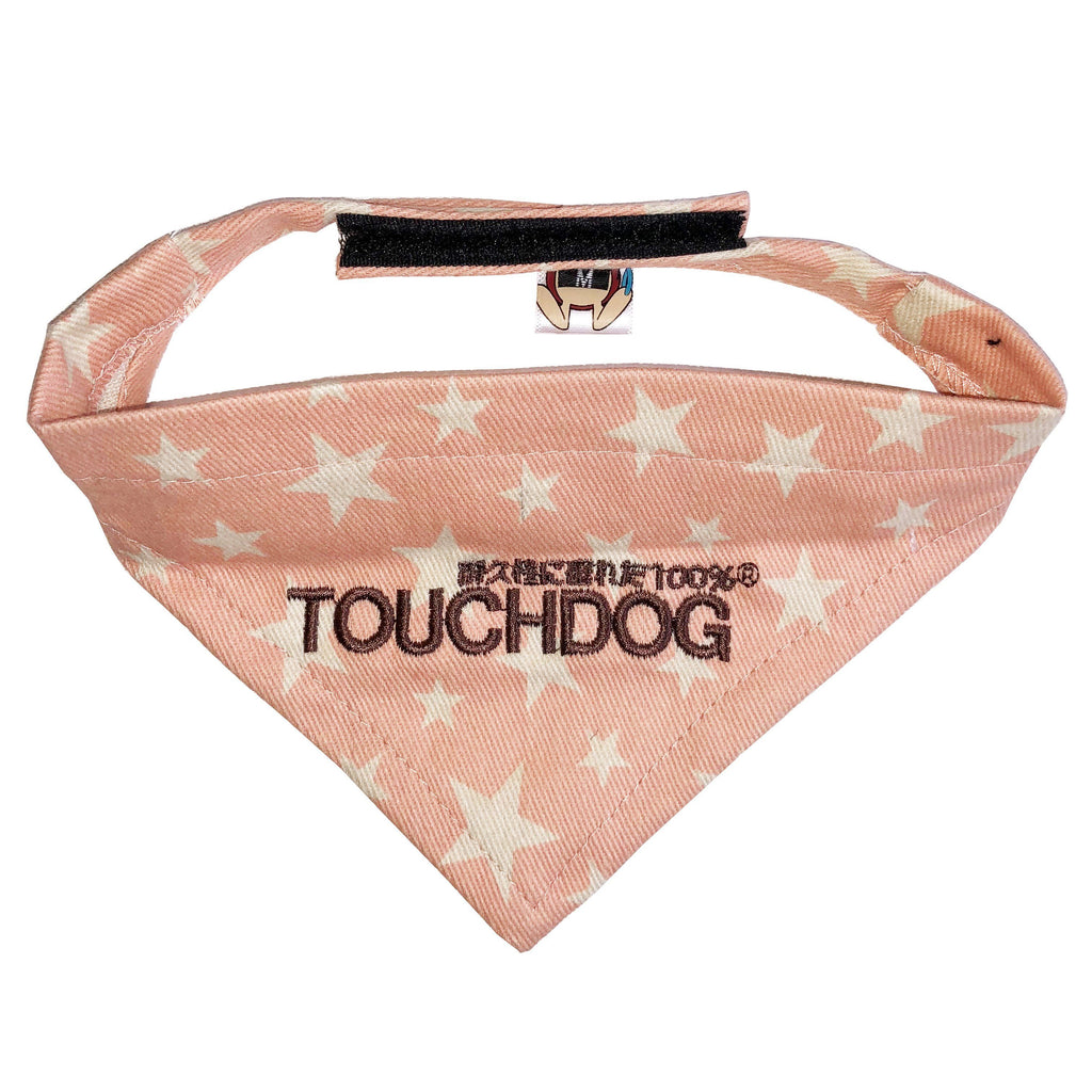 Touchdog Star Patterned Hook-and-Loop Fashion Dog Bandana - P's One-Stop Shop 