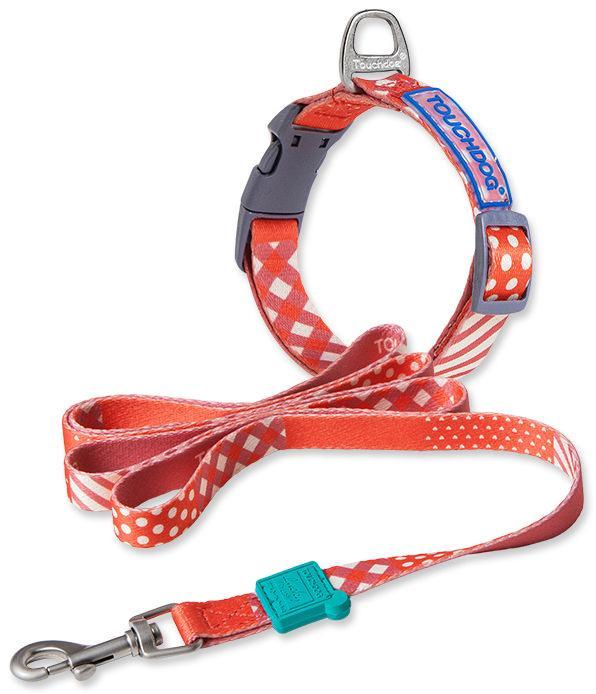 Touchdog ®'Trendzy' 2-in-1 Matching Fashion Designer Printed Dog Leash and Collar - P's One-Stop Shop 