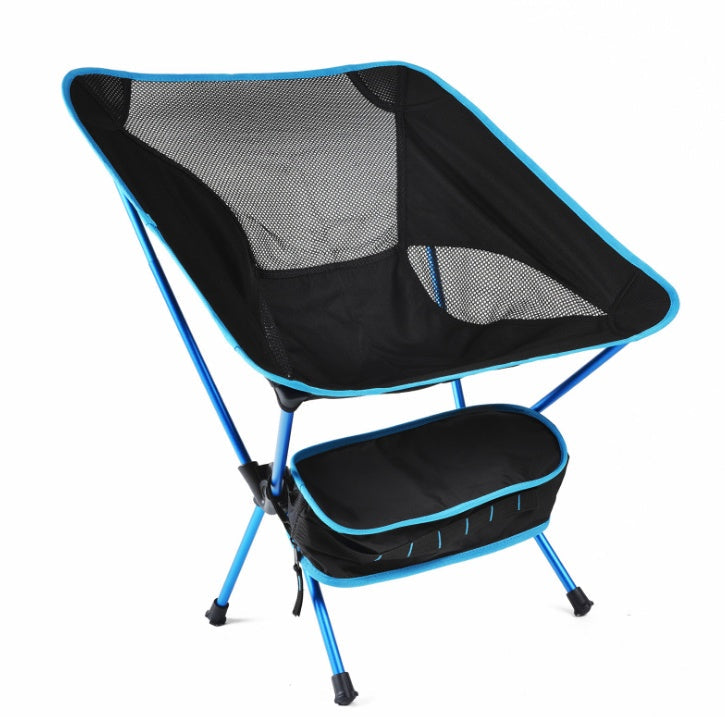 Travel Ultralight Folding Chair Superhard High Load Outdoor Camping Chair Portable Beach Hiking Picnic Seat Fishing Tools Chair - P's One-Stop Shop 