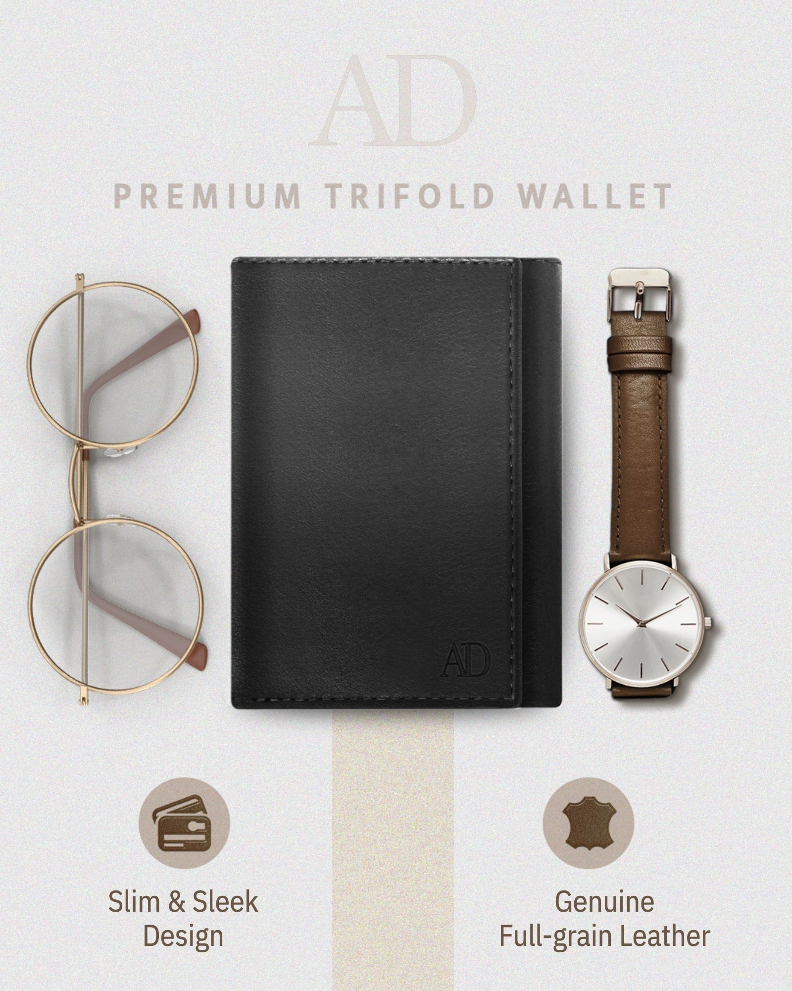 Trifold Wallet With ID Window - P's One-Stop Shop 