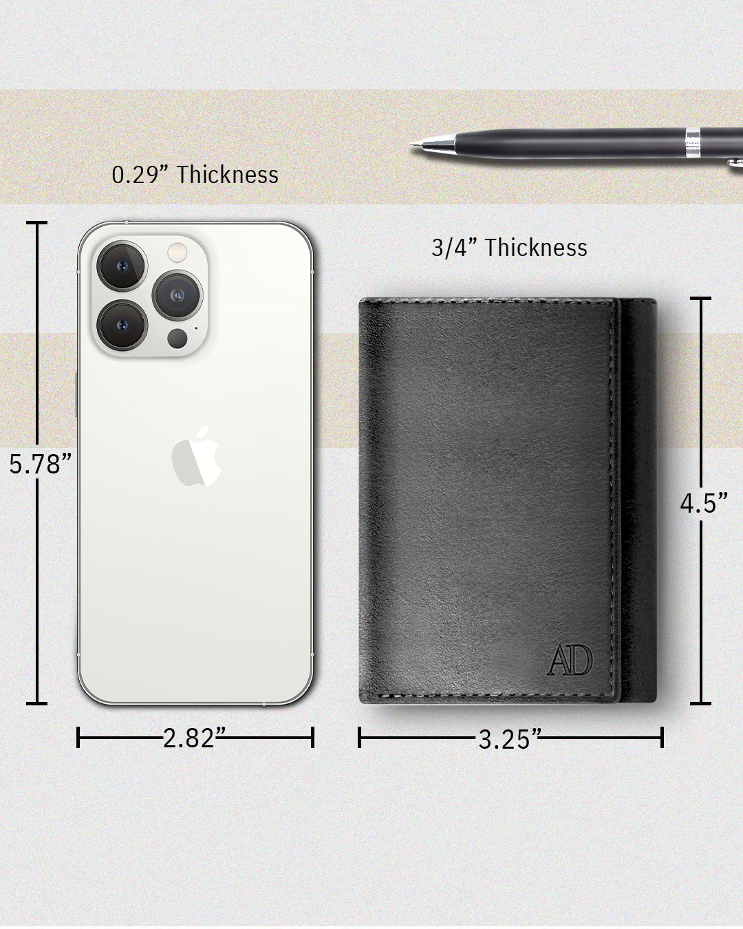 Trifold Wallet With ID Window - P's One-Stop Shop 