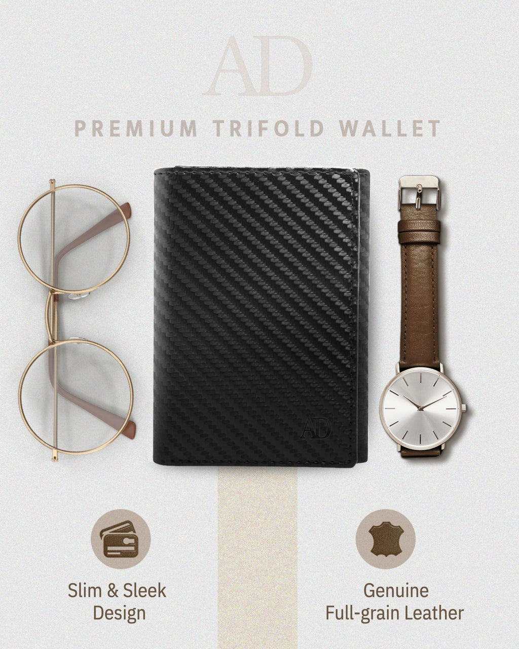 Trifold Wallet With ID Window - P's One-Stop Shop 