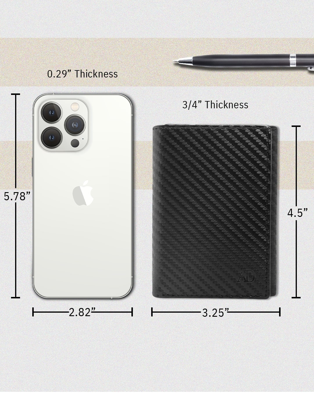 Trifold Wallet With ID Window - P's One-Stop Shop 