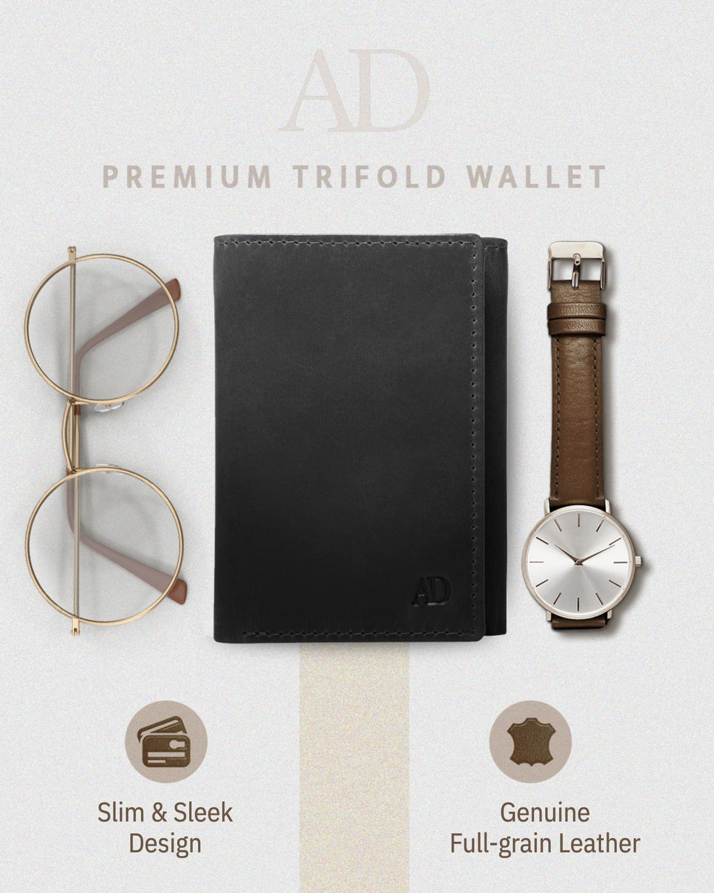 Trifold Wallet With ID Window - P's One-Stop Shop 