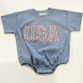 USA Stars T-Shirt Romper - P's One-Stop Shop 