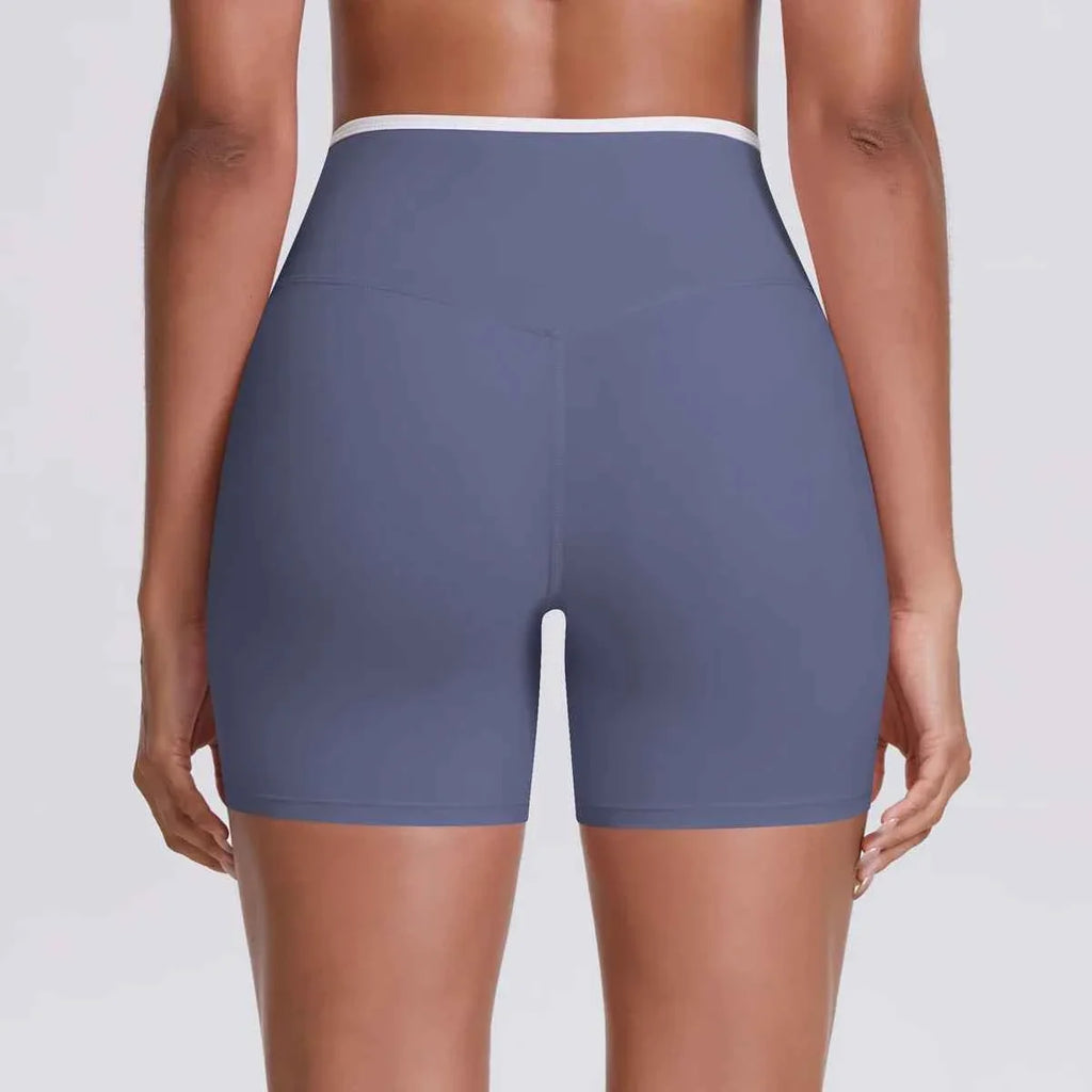 V-Shaped Waist Women's Yoga Fitness Shorts - P's One-Stop Shop 
