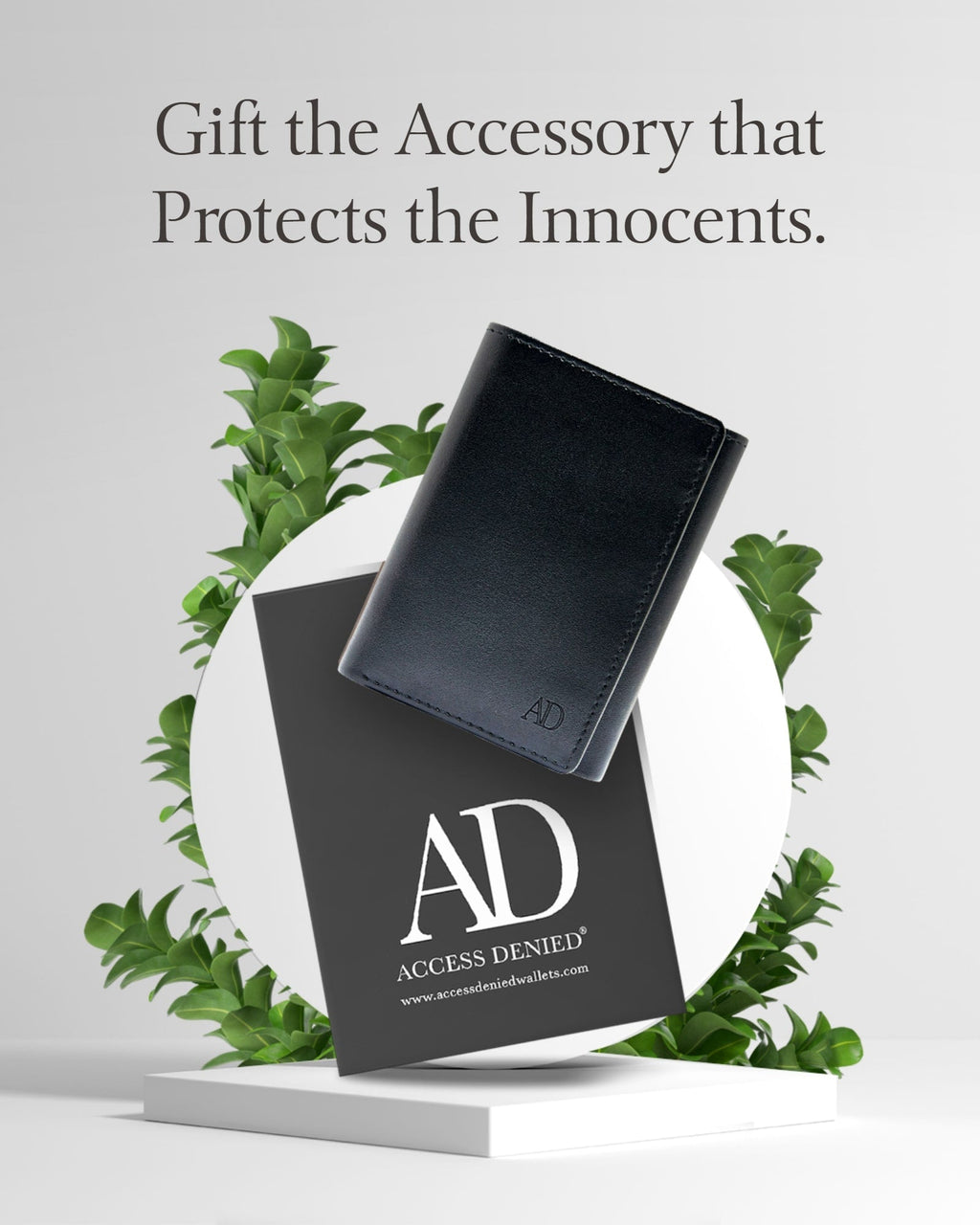 Vegan Trifold Wallet With ID Window - P's One-Stop Shop 