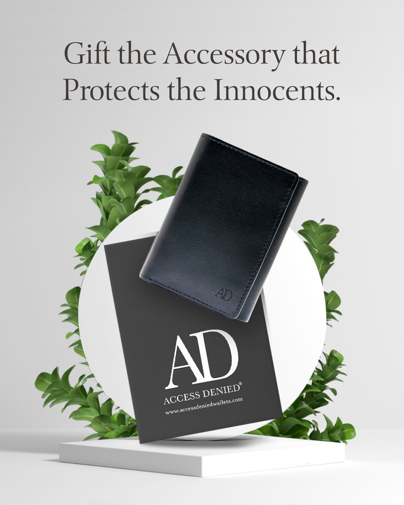 Vegan Trifold Wallet With ID Window - P's One-Stop Shop 