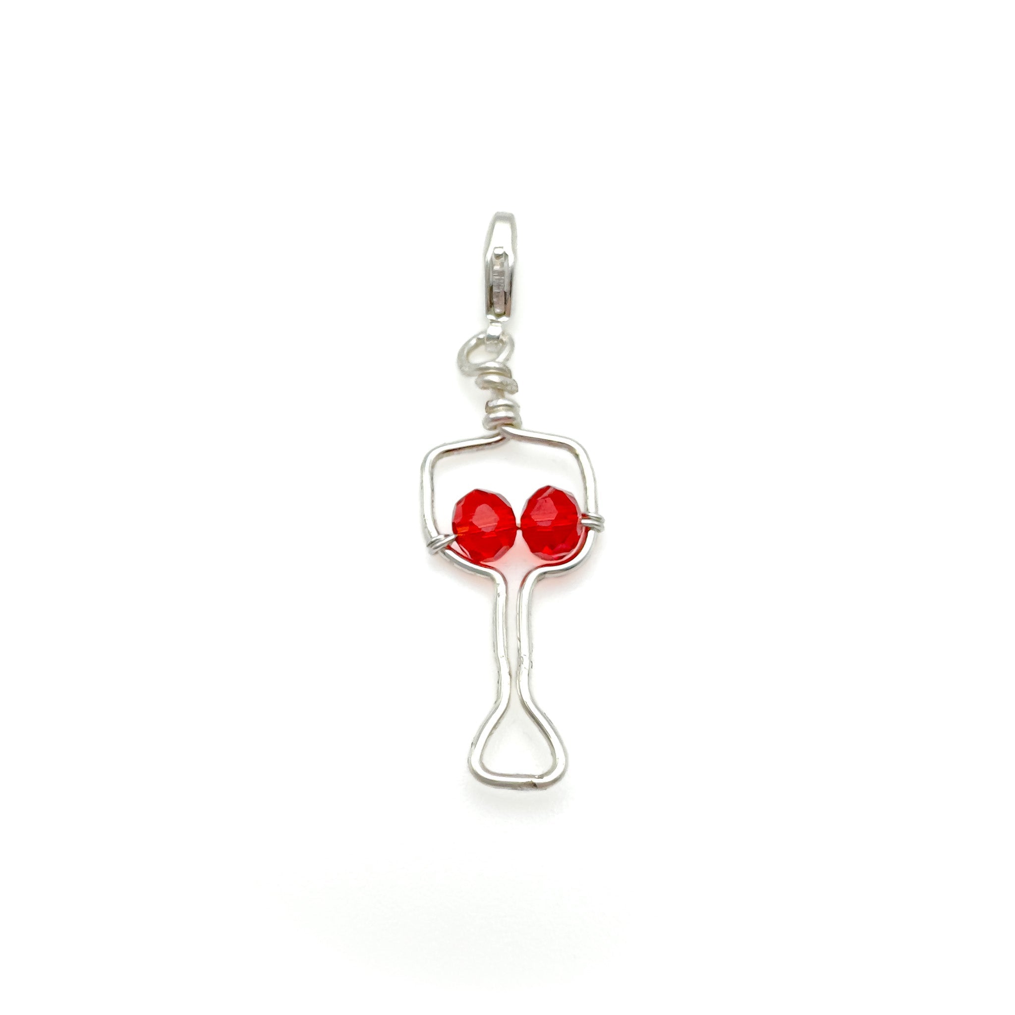 Wine silver charm - P's One-Stop Shop 