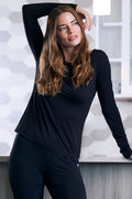Women's Bamboo Lounge Long Sleeve T-Shirt - P's One-Stop Shop 