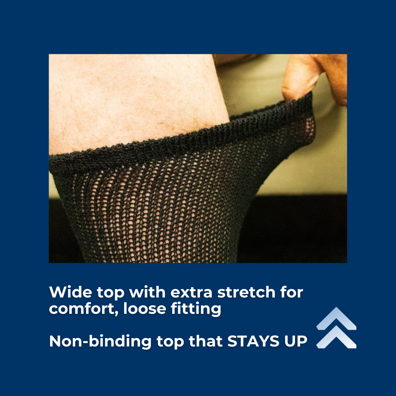 Women's Cotton Diabetic Crew Socks (Assorted) - P's One-Stop Shop 