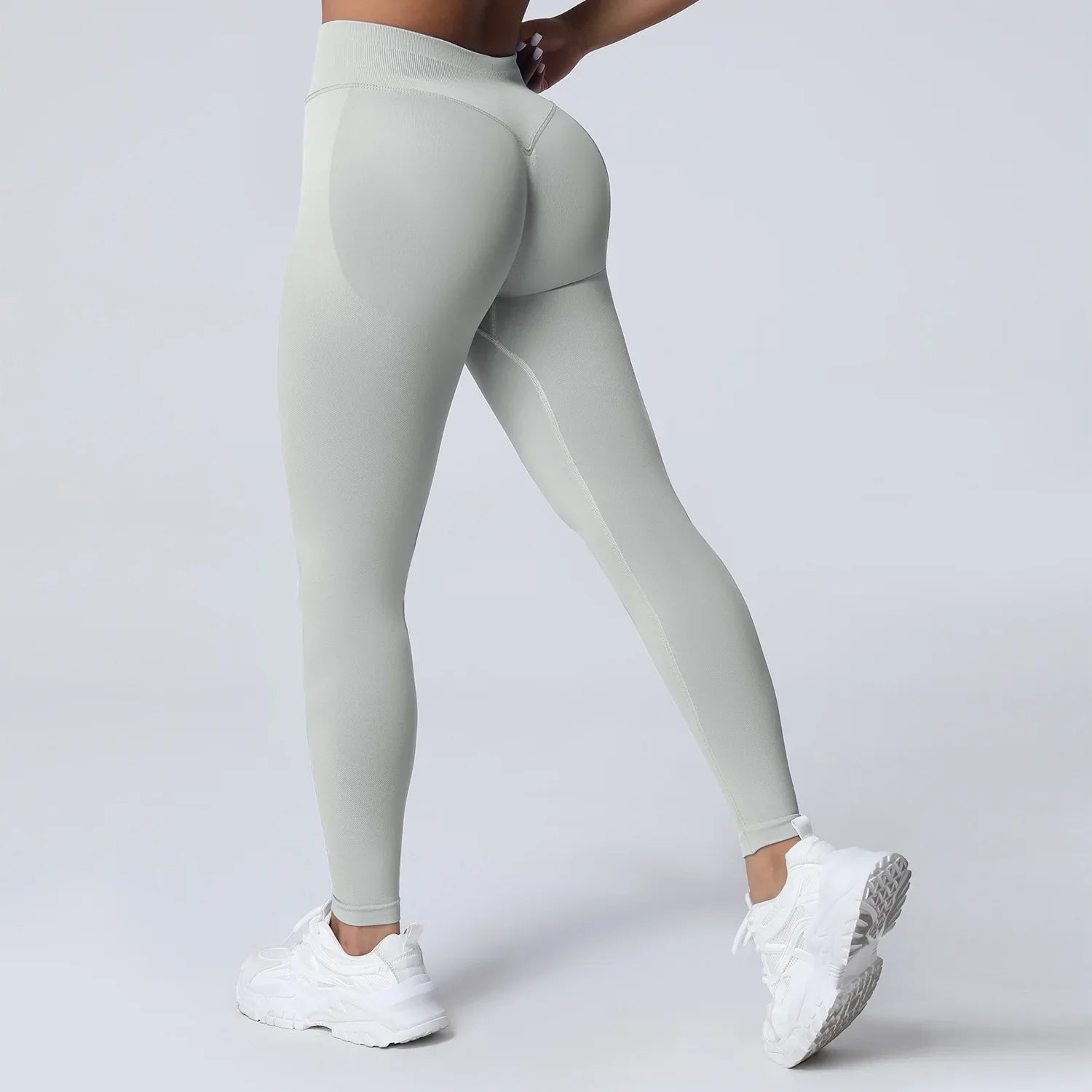 Women's Low Waist Scrunch Bum Yoga Tights - P's One-Stop Shop 