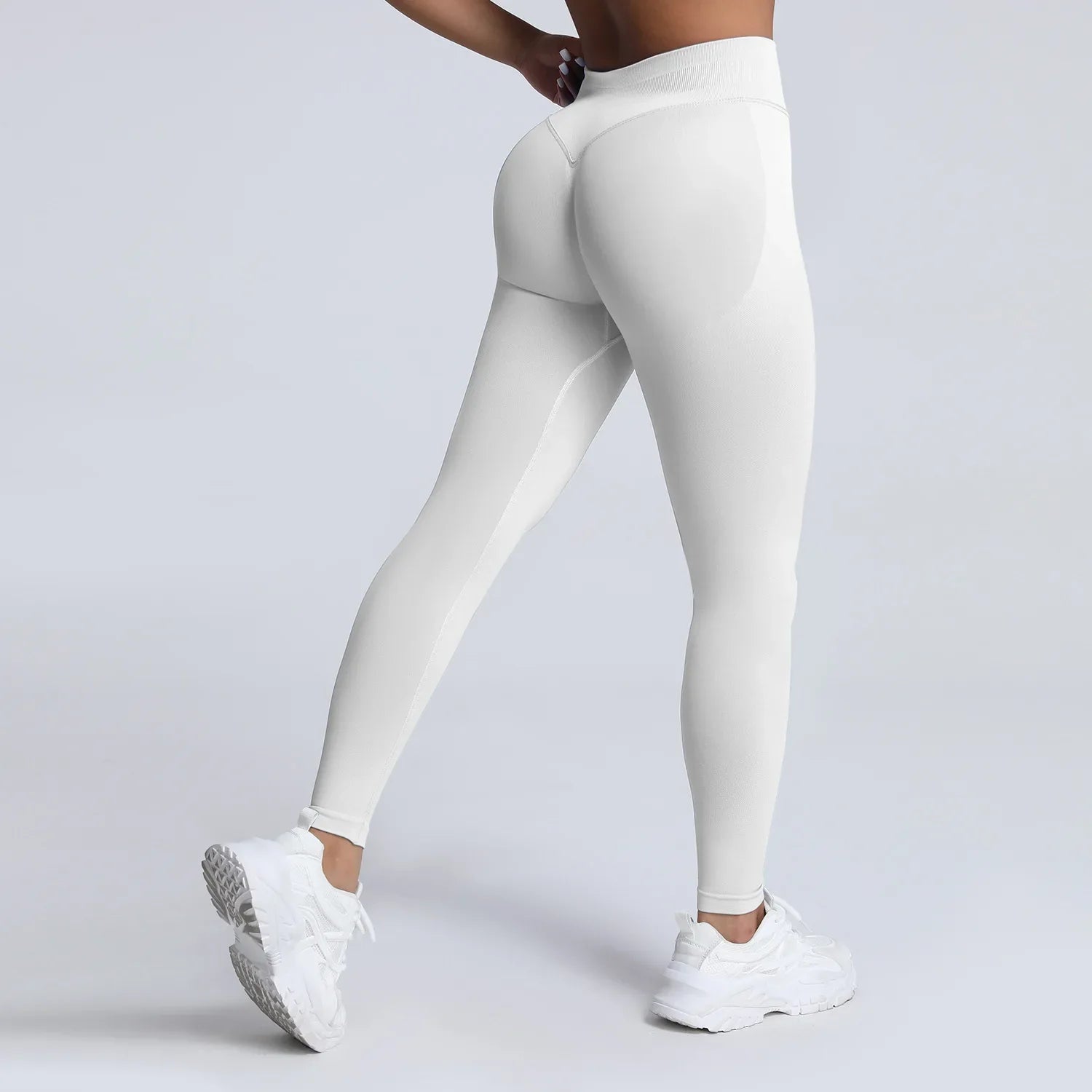 Women's Low Waist Scrunch Bum Yoga Tights - P's One-Stop Shop 