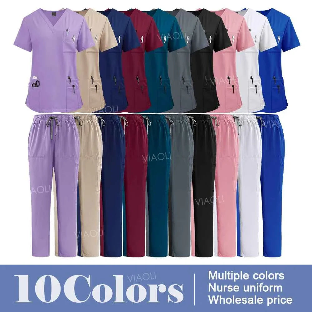 Women's Medical Scrub Uniform Set - P's One-Stop Shop 