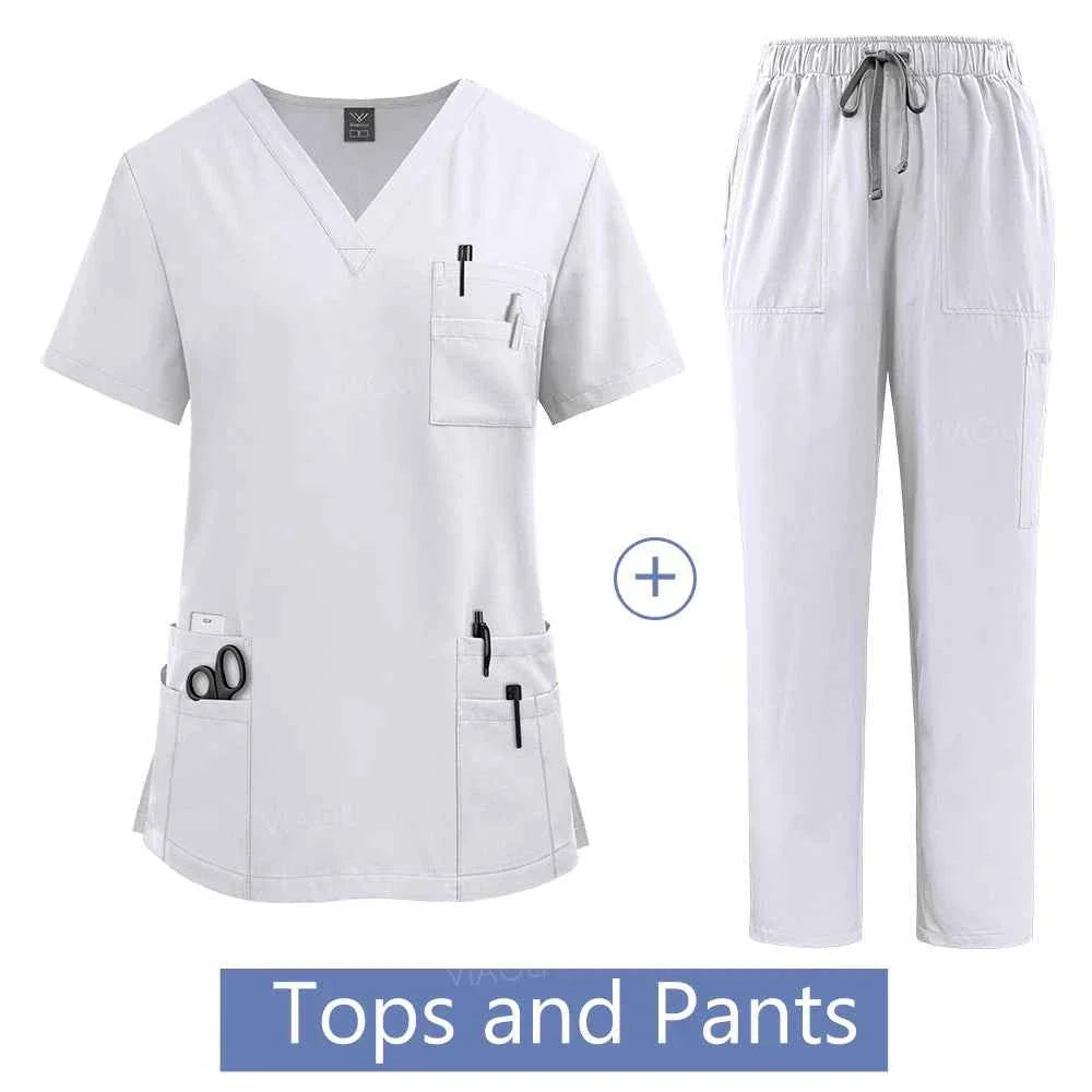 Women's Medical Scrub Uniform Set - P's One-Stop Shop 