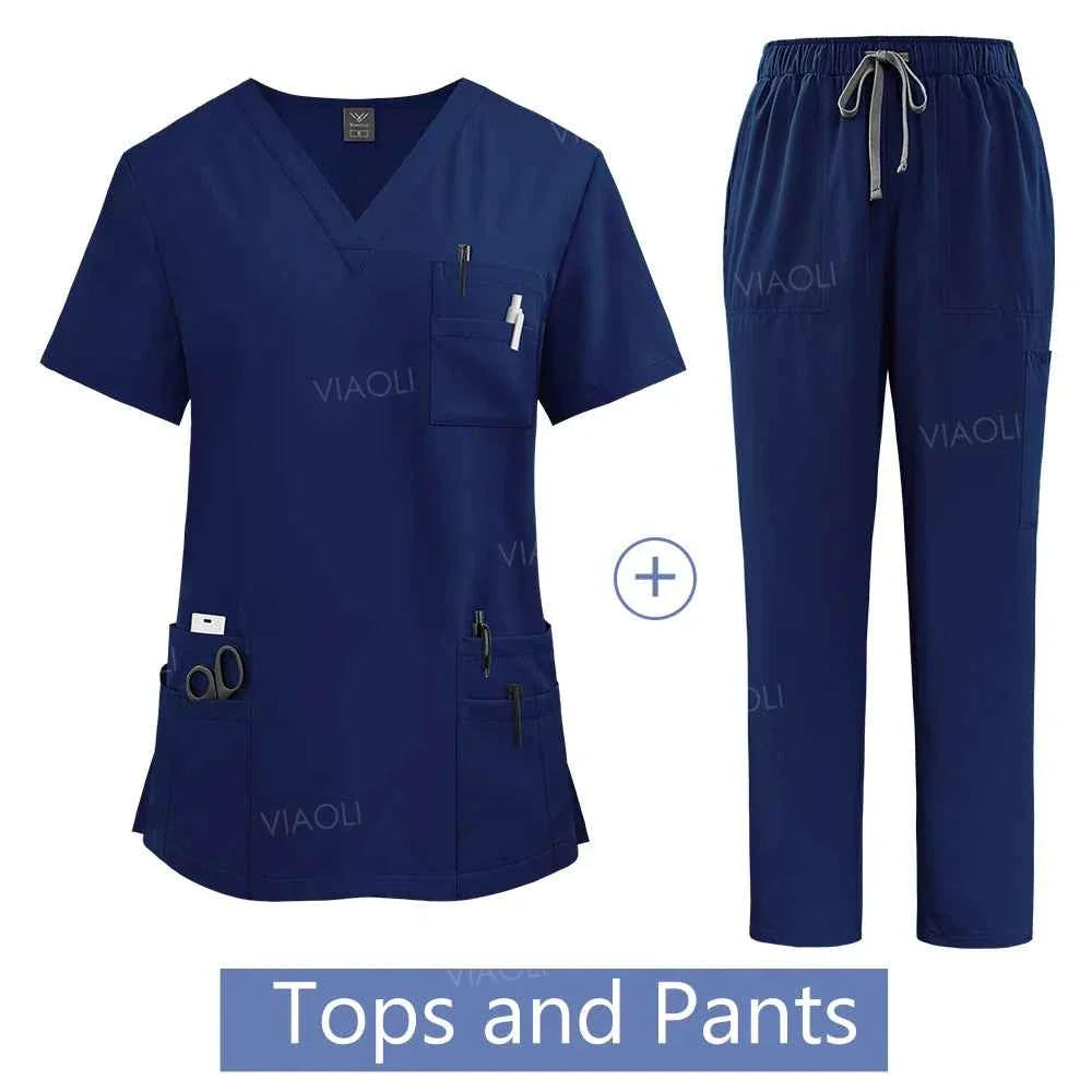 Women's Medical Scrub Uniform Set - P's One-Stop Shop 