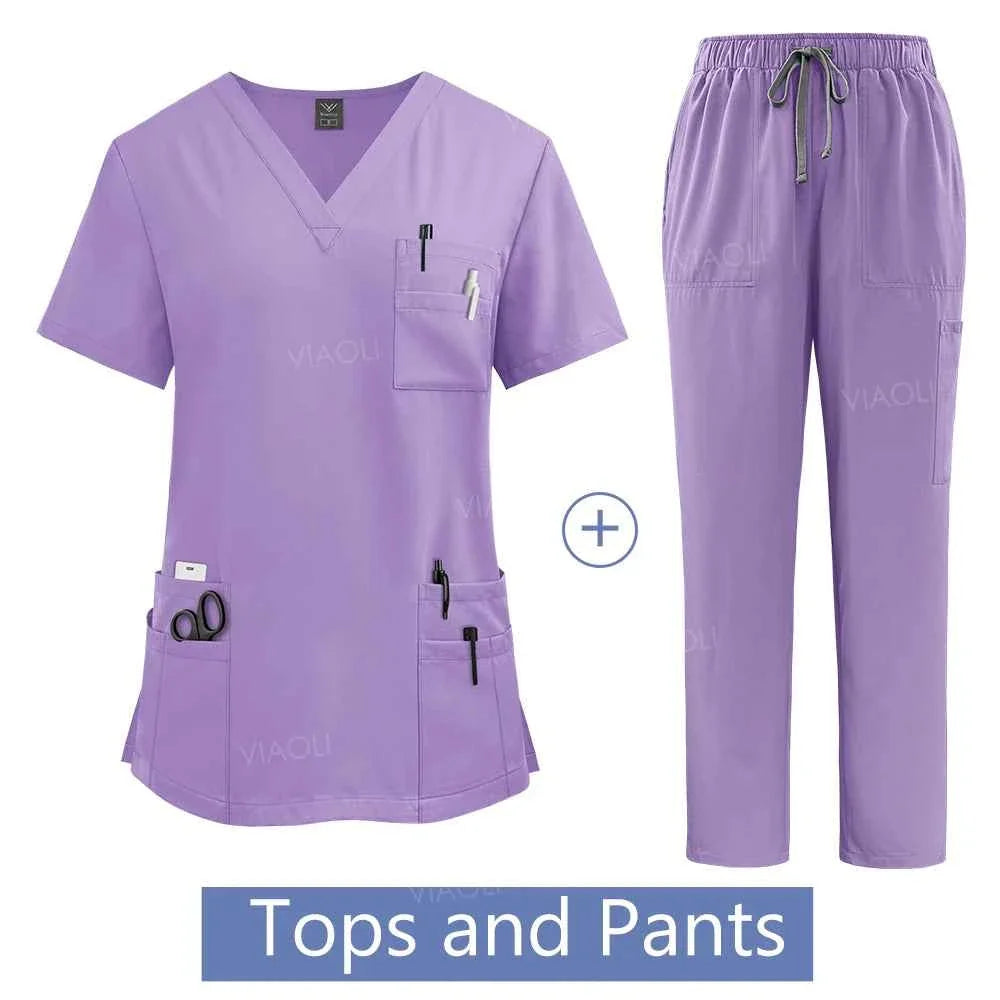 Women's Medical Scrub Uniform Set - P's One-Stop Shop 
