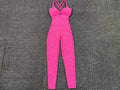 Women's Sporty Black Jumpsuit Set - P's One-Stop Shop 