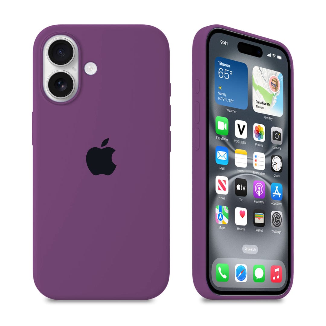 iPhone Silicone Case (Eggplant) - P's One-Stop Shop 