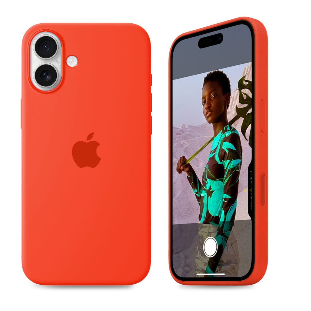 iPhone Silicone Case (Orange) - P's One-Stop Shop 