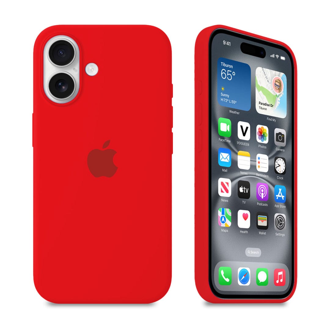 iPhone Silicone Case (Red) - P's One-Stop Shop 