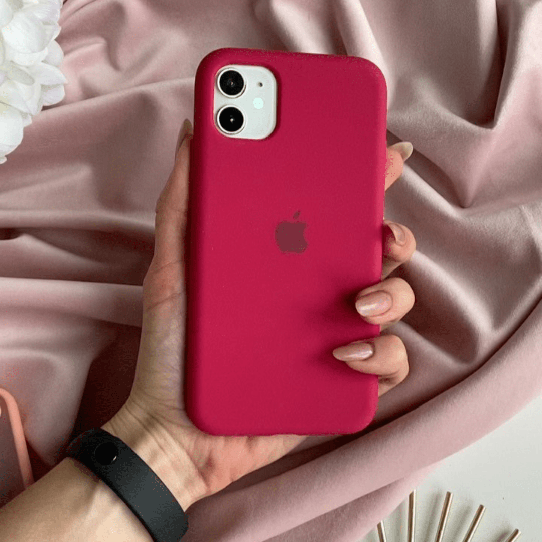 iPhone Silicone Case (Rose Red) - P's One-Stop Shop 