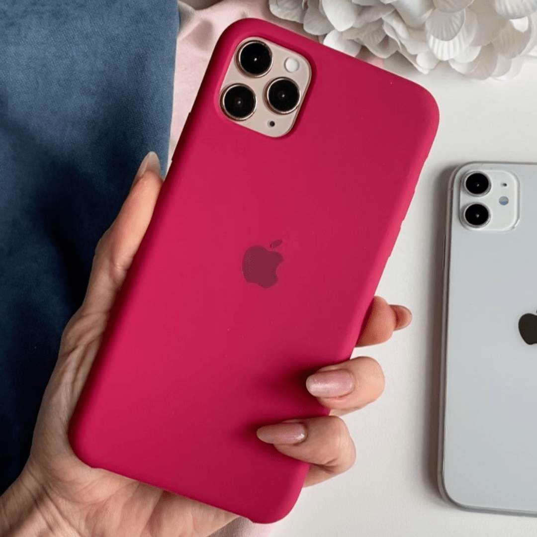 iPhone Silicone Case (Rose Red) - P's One-Stop Shop 