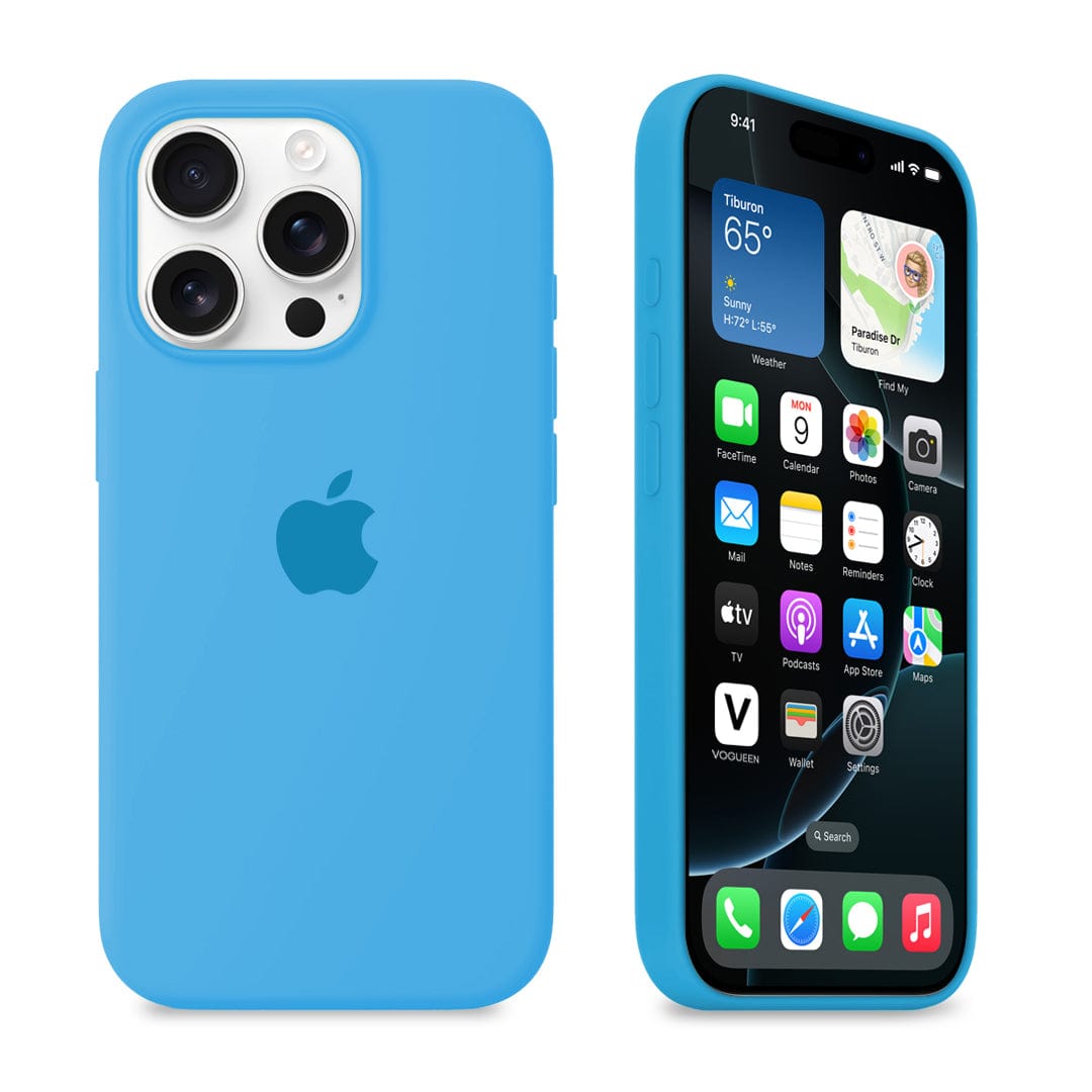 iPhone Silicone Case (Surf Blue) - P's One-Stop Shop 