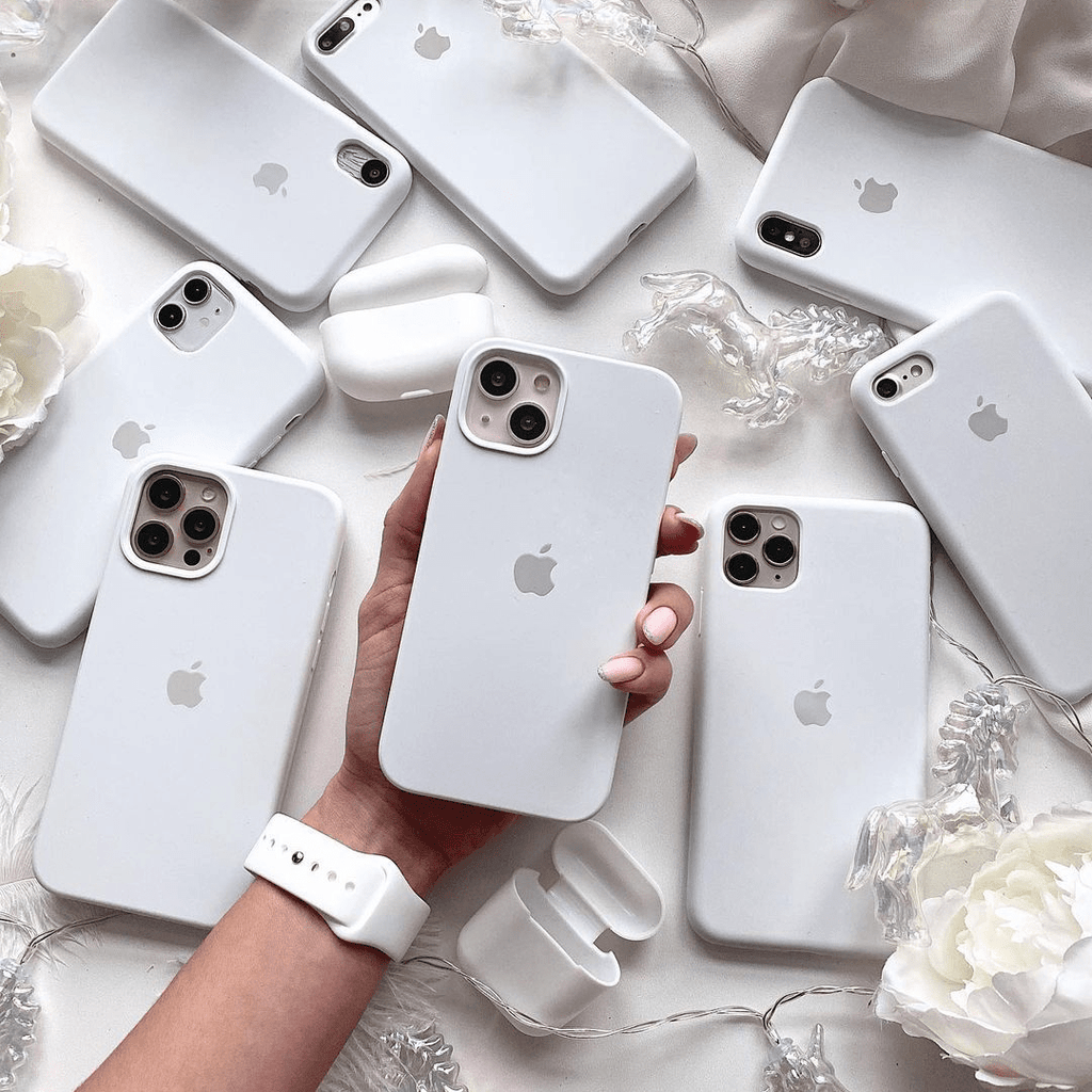 iPhone Silicone Case (White) - P's One-Stop Shop 