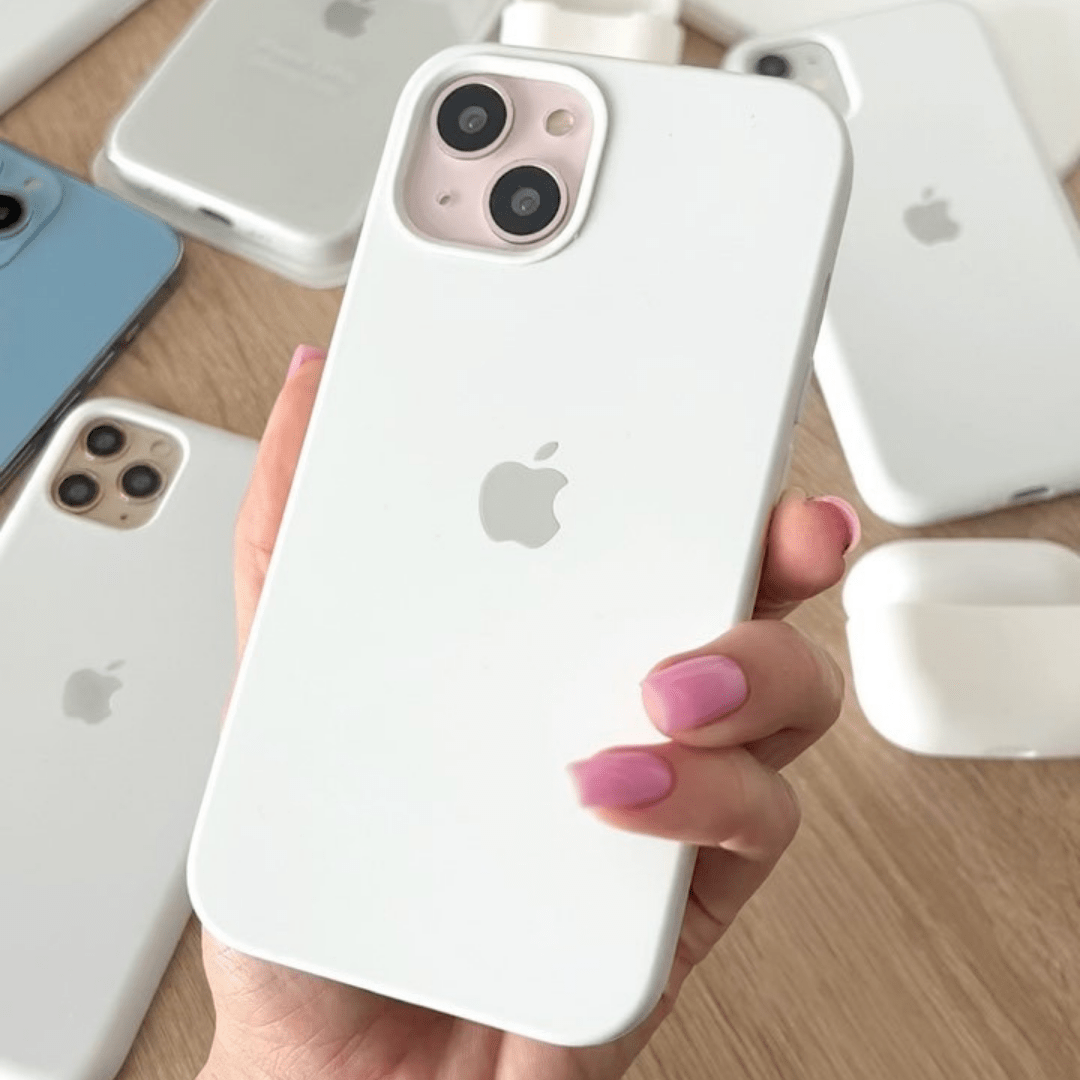 iPhone Silicone Case (White) - P's One-Stop Shop 