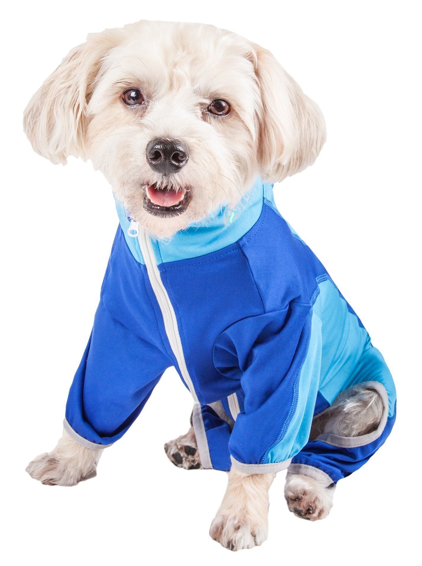 Pet Life ® Active 'Warm-Pup' Stretchy and Quick-Drying Fitness Dog Yoga Warm-Up Tracksuit - P's One-Stop Shop 